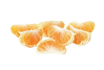 Naklejka na ściany i meble Segments of tangerine.