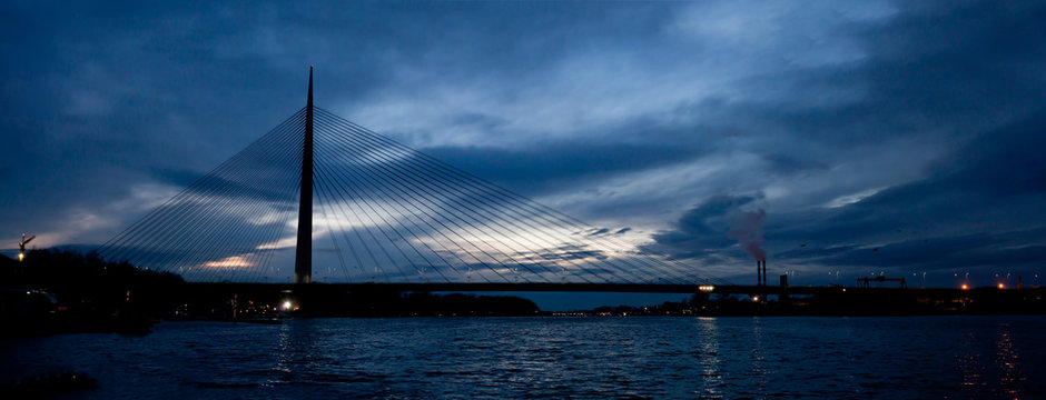 Ada bridge Serbia, Belgrade