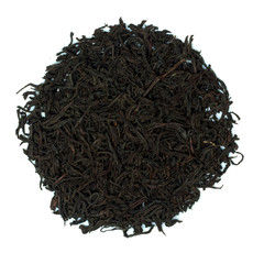 black tea on a white background