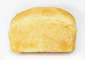 Bread isolated over white background