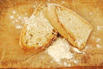 Slices of homemade bread 009