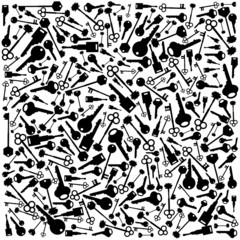 vector background with many keys