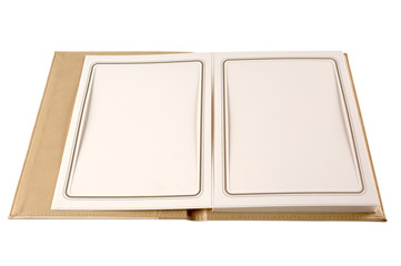 Photo album with insert pages