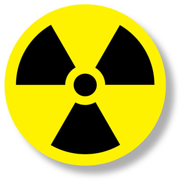 Atom radioaktive Strahlung VECTOR nuklear GIFT