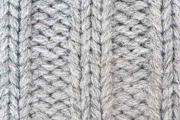 Knitted wool background