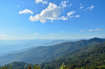 Naklejka premium Mountain at Chiang Mai, Thailand