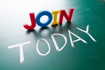 Join today concept