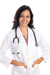 Smiling indian doctor