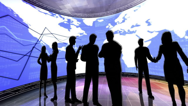 Business People and Graphics - HD1080