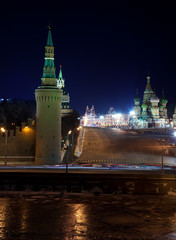 Obraz premium Red Square in night. Moscow. Russia