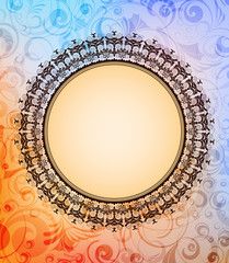 ornamented vector banner. Eps10