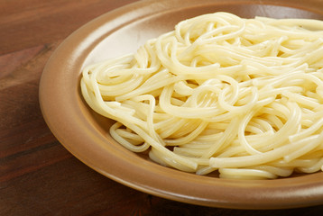 Close up spaghetti