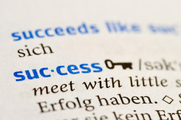 Succes wörterbuch