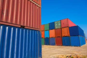 Fototapeta premium Cargo containers