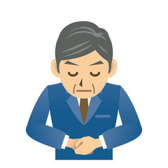 ビジネスマン C お辞儀