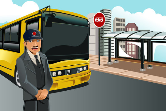Bus Driver Cartoon Images – Browse 4,584 Stock Photos, Vectors, and Video |  Adobe Stock