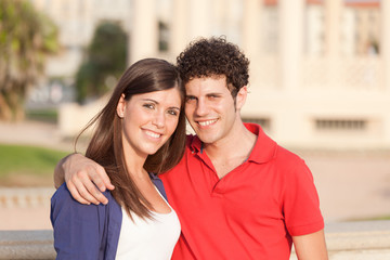 Obraz premium Happy Young Couple