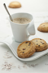 Chocolate chip vanilla cookies