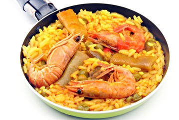Paella de marisco