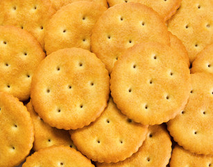 Salty biscuits cracker