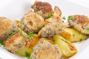 champignonpfanne mit kartoffel