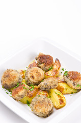 champignonpfanne mit kartoffel