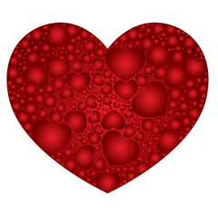 Czerwone serce z serc © deuter DLM