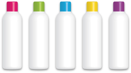 Shampoo Duschbad Flaschen Muster Sample