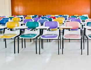Multi-colored chairs