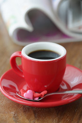 coffee and hearts
