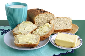 milk,bread and butter