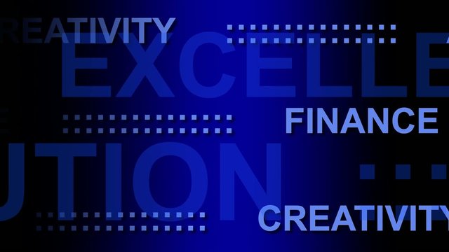business words in motion