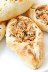 fresh pies with meat