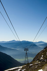 Seilbahn am Nebelhorn - Allgäuer Alpen - Deutschland