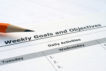 Obraz premium Goals and objectives