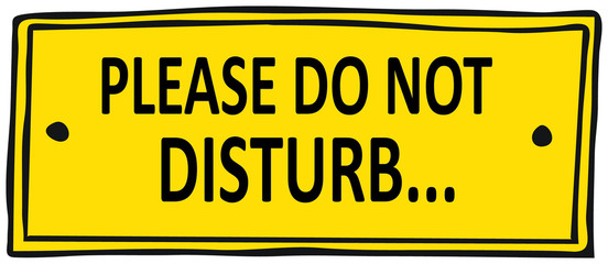 Please - do not disturb ! - 38588095