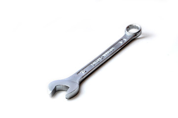 Stainless Steel Wrench close up