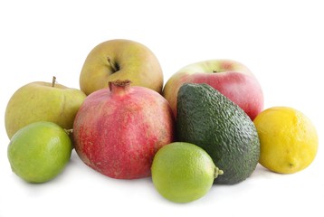 various fruits