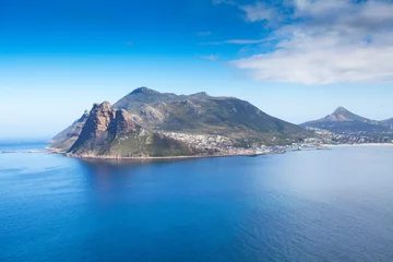 Fotobehang hout bay view from chapman's peak, south africa © michaeljung