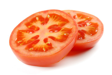 Zwei Scheiben Tomate