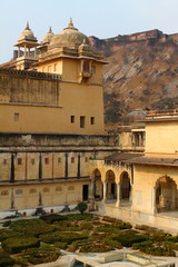 Amber Fort in Jaipur in India.