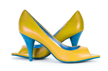 Female shoes in fashion concept