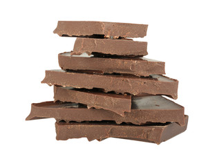 pieces of chocolate