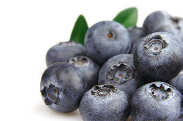 Blueberry in closeup
