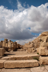 Fototapeta premium Ancient Jerash. Ruins of the Greco-Roman city of Gera at Jordan