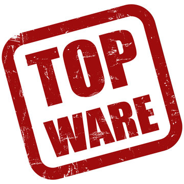 Grunge Stempel rot TOP WARE