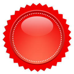 Red glass icon