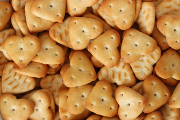 Background from crackers.