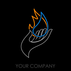 Logo Home energy # Vector