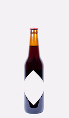 Bottle of beer isolated